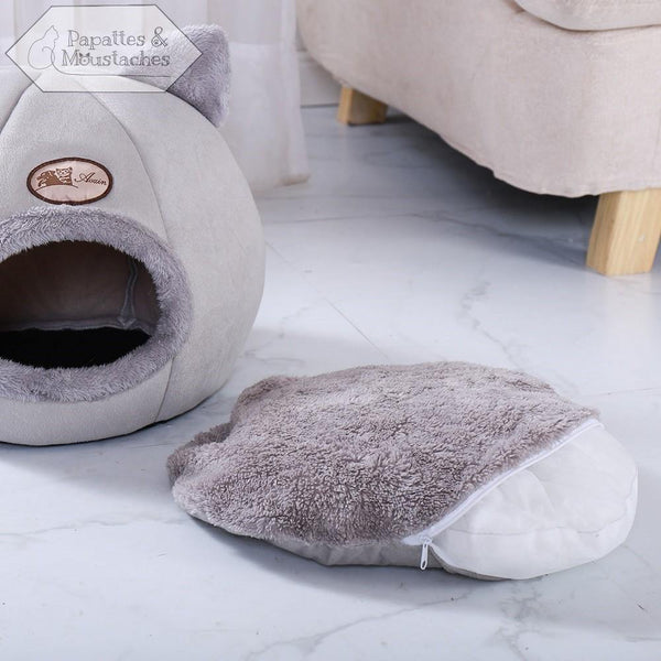 Niche confortable pour chat - Papattes & Moustaches