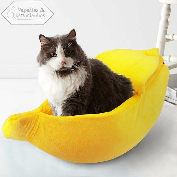 Lit banane pour chat - Papattes & Moustaches