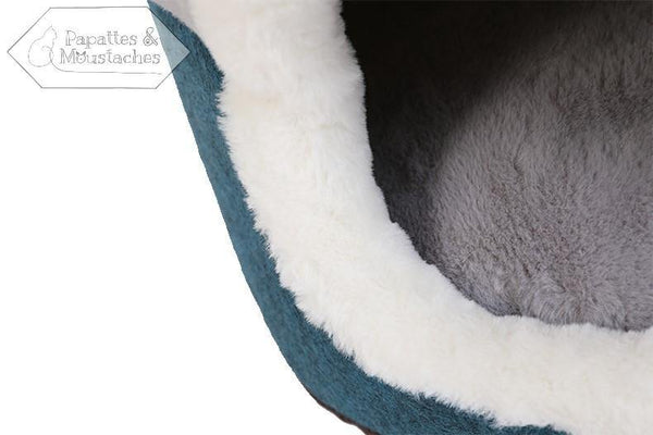 Niche en peluche pour chat - Papattes & Moustaches