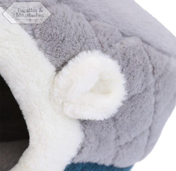 Niche en peluche pour chat - Papattes & Moustaches