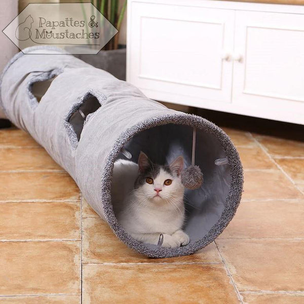 Tunnel de jeu pour chat - Papattes & Moustaches